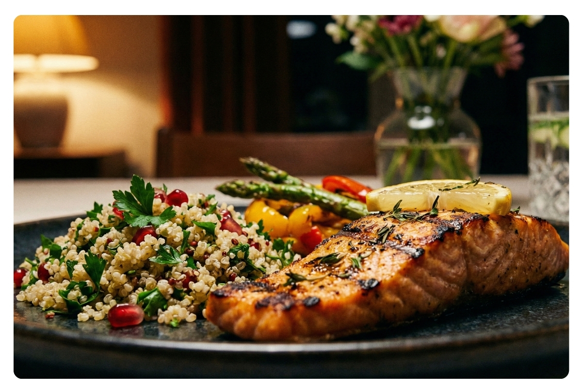 رژیم غذایی روزانه برای موهای سالم (نمونه برنامه غذایی ضد ریزش)