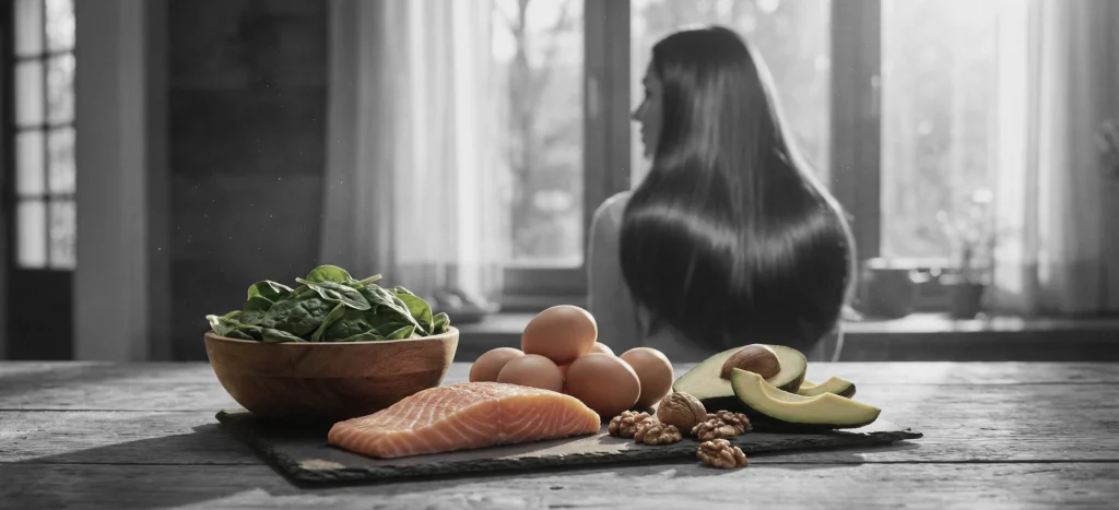 بهترین تغذیه ها برای جلوگیری از ریزش مو